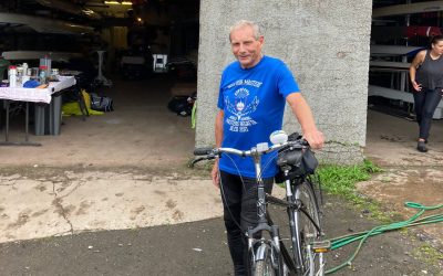 Oldest competing SABC member raised £3,800 with 75-mile cycle
