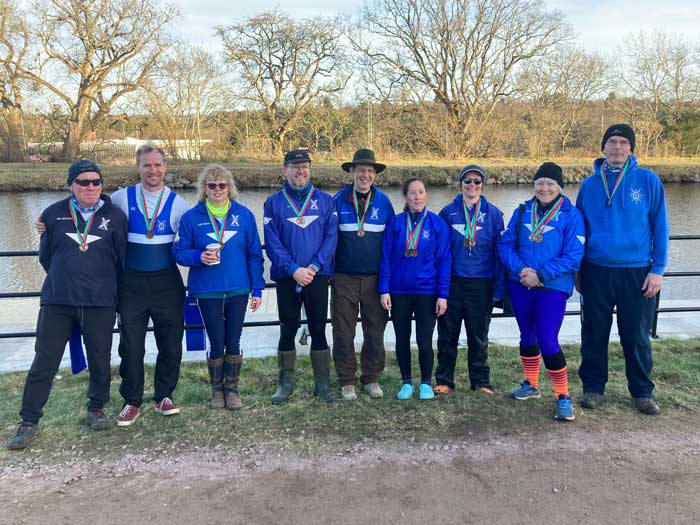 Rowers return from Inverness with impressive medal haul