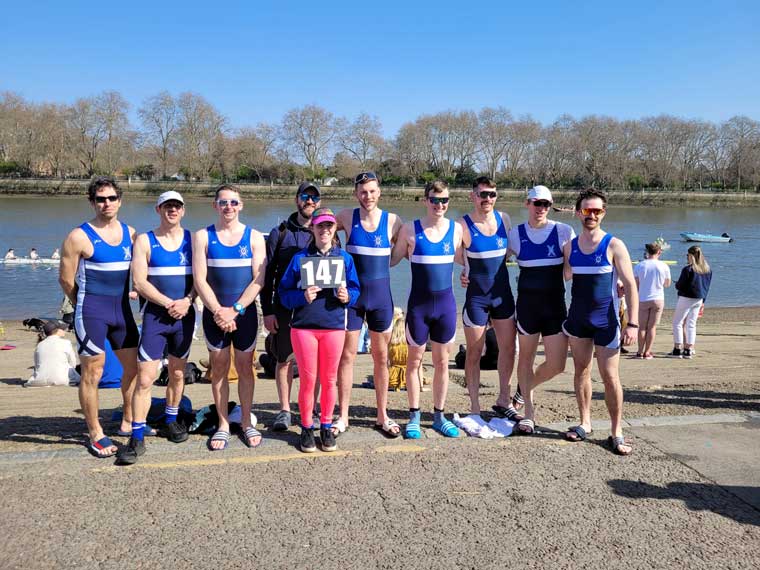 Senior men celebrate historic success at 2022 Head of the River Race